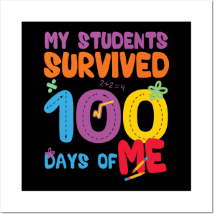 My Students Survived 100 Days Of Me Posters and Art